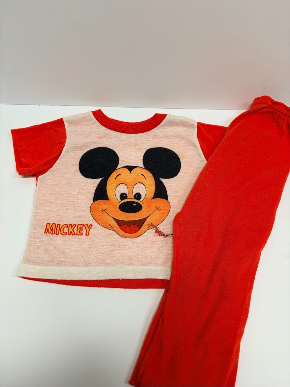Mickey Disney 1980’s Vintage Pajama Set